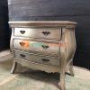 Antique Silver Drawer Table