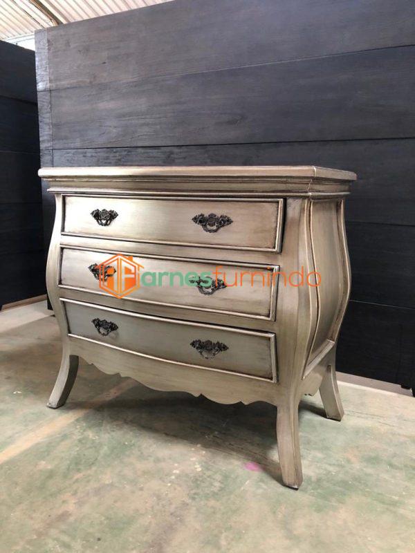 Antique Silver Drawer Table